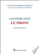 Le prove. Parte generale