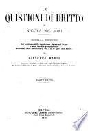 Le quistioni di diritto