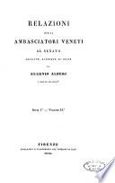 Le relazioni degli ambasciatori veneti al Senato