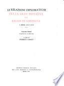Le relazioni diplomatiche fra la Gran Bretagna e il Regno di Sardegna