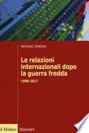Le relazioni internazionali dopo la guerra fredda