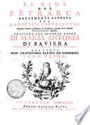 LE RIME DEL PETRARCA BREVEMENTE ESPOSTE.