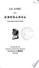 Le Rime del Petrarca con brevi annotazioni
