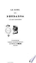 Le Rime del Petrarca Con Brevi Annotazioni