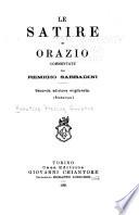 Le satire di Orazio