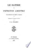 Le satire di Petronio Arbitro
