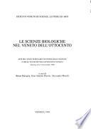 Le scienze biologiche nel Veneto dell'Ottocento