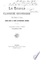 Le scuole classiche secondarie nel regno d'Italia