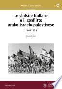 Le sinistre italiane e il conflitto arabo-israelo-palestinese