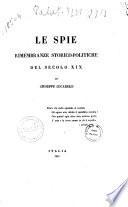 Le spie rimembranze storico politiche del secolo 19. di Giuseppe Lucarelli