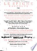 Le spighe raccolte cioè annotazioni erudite, et erudizioni notate nella lettura delle sacre, e profane historie