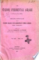 Le stazioni sperimentali agrarie italiane organo delle stazioni agrarie e dei laboratori di chimica agraria del Regno
