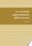 Le tecniche argomentative dell'avvocato
