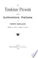Le tendenze presenti della letteratura italiana