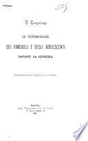 Le testimonianze dei fanciulli e degli adolescenti davanti la giustizia ...