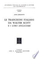 Le traduzioni italiane da Walter Scott e i loro anglicismi