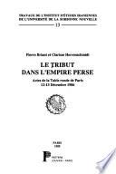 Le Tribut Dans L'Empire Perse