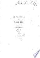 Le venture di Venezia. Sonetti antichi e novi