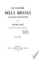 Le vicende della Brianza e de' paesi circonvicini