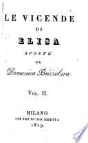 Le Vicende di Elisa Sposte da Domenico Brizzolara