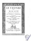Le vicende di Milano durante la guerra con Federigo I imperadore