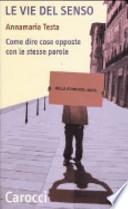 Le vie del senso