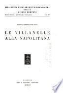 Le villanelle alla napolitana