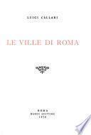 Le ville di Roma