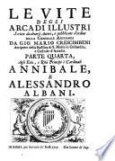 Le Vite Degli Arcadi Illustri