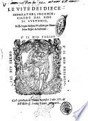 Le vite dei diece imperatori, incominciando dal fine di Suetonio, nella lingua italiana tradotte per Mambrino Roseo da Fabriano