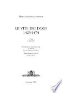 Le vite dei dogi 1423-1474 (Francesco Foscari) Vol I