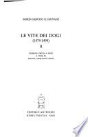 Le vite dei dogi (1474-1494)