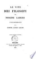 Le vite dei filosofi di Diogene Laerzio