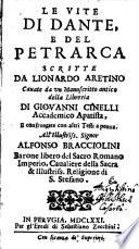 Le vite di Dante e del Petrarca