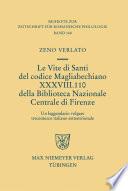 Le Vite di Santi del codice Magliabechiano XXXVIII. 110 della Biblioteca Nazionale Centrale di Firenze