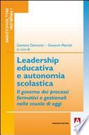 Leadership educativa e autonomia scolastica