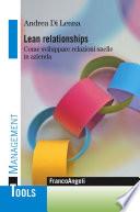 Lean relationships. Come sviluppare relazioni snelle in azienda