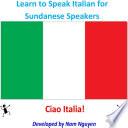 Learn to Speak Italian for Sundanese Speakers