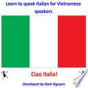 Learn to Speak Italian for Vietnamese Speakers