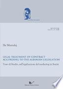 Legal Treatment of contract according to the Albanian legislation