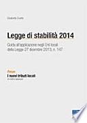 Legge di stabilità 2014