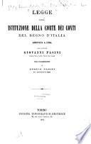 Legge sulla istituzione della Corte dei conti del regno d'Italia