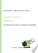 Leggere Fichte. Volume I
