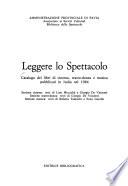 Leggere lo spettacolo