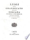 Leggi del Gran-Ducato della Toscana