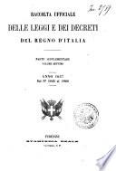Leggi e Decreti del Regno d'Italia