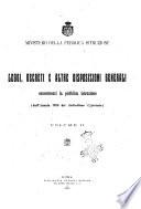 Leggi, regolamenti, decreti e circolari concernenti la pubblica istruzione (dall'annata ... del Bollettino ufficiale)
