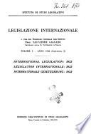 Legislazione internazionale leggi, decreti, progetti di legge