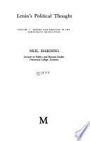 Lenin's Political Thought