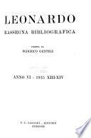 Leonardo; rassegna bibliografica